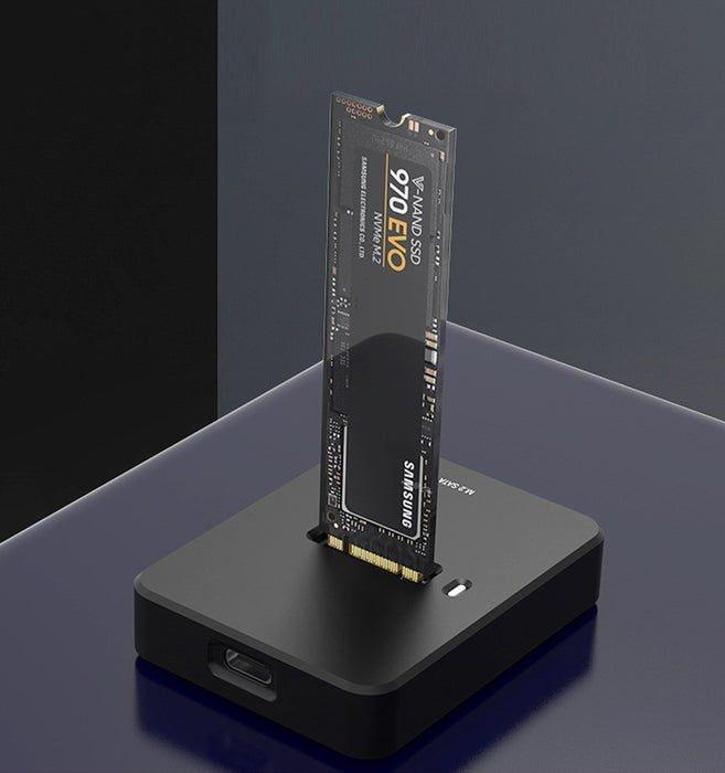 Gembird DD-U3M2 storage drive docking station USB 3.2 Gen 1 (3.1 Gen 1) Type-C Black