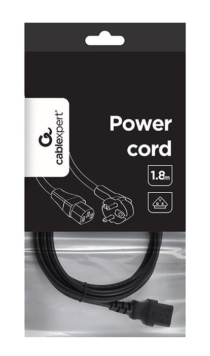 Gembird PC-186-VDE power cable Black 1.8 m