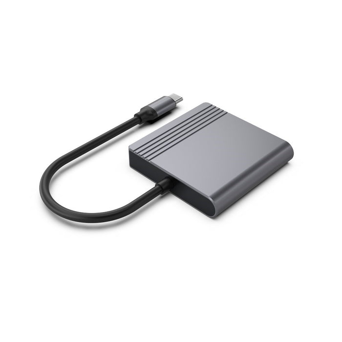 Gembird A-CM-HDMIFDPF-01 USB-C to HDMI + DP adapter, 4K 60Hz, black