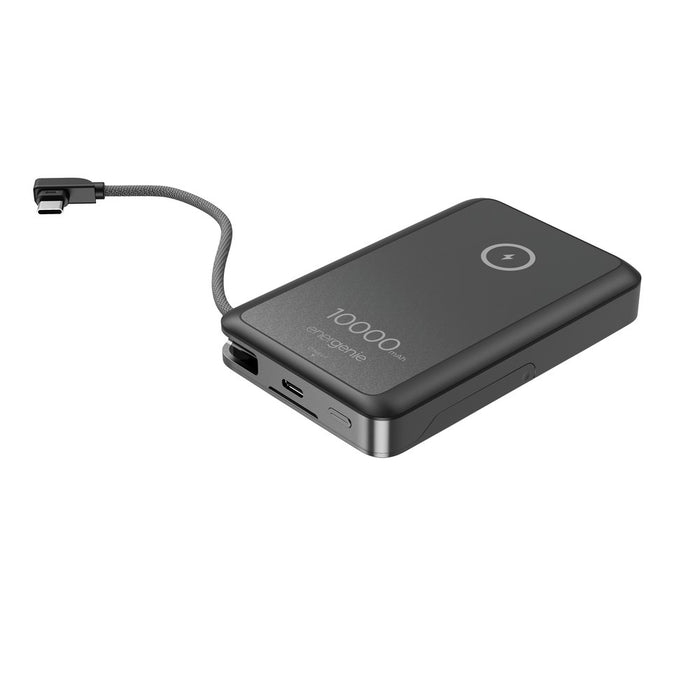 Gembird PB10-WPC15MS-01 Magnetic wireless powerbank with integrated stand, 15W, 10000 mAh, black