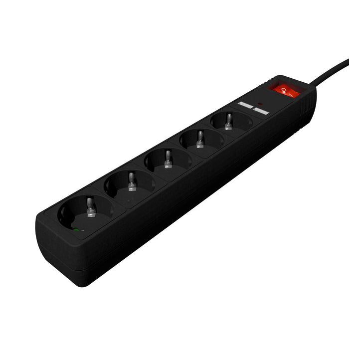 Power Strip - 5 Sockets GEMBIRD SPG5-U2-5-02