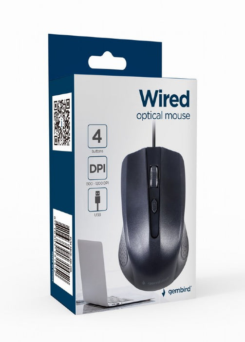 Gembird Optical mouse, USB, black
