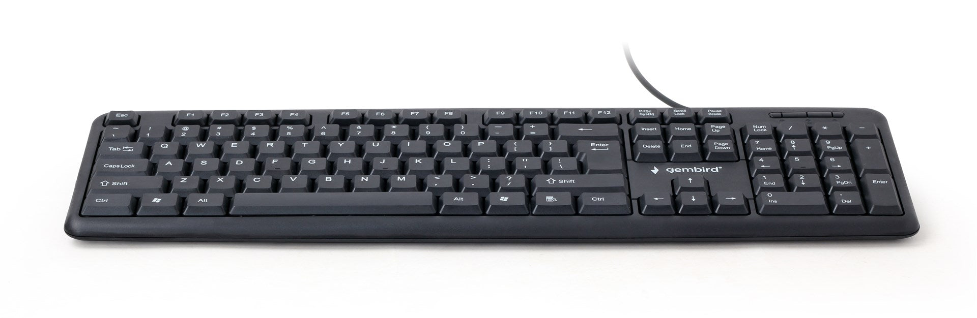 Keyboard GEMBIRD KB-U-103 Black Spanish Qwerty