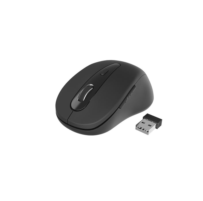 Wireless Mouse GEMBIRD MUSW-6B-01 Black Black/Grey (1 Unit)