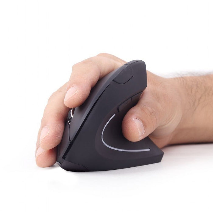 Wireless Mouse GEMBIRD MUSW-ERGO-01 Black (1 Unit)