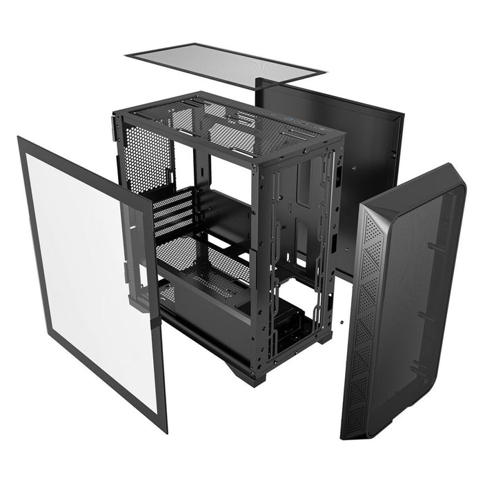 ATX Semi-tower Box GEMBIRD CCC-FC-MK200 Black