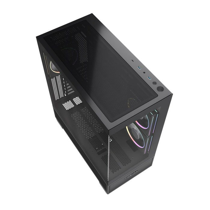 ATX Semi-tower Box GEMBIRD CCC-FC-X550 Black