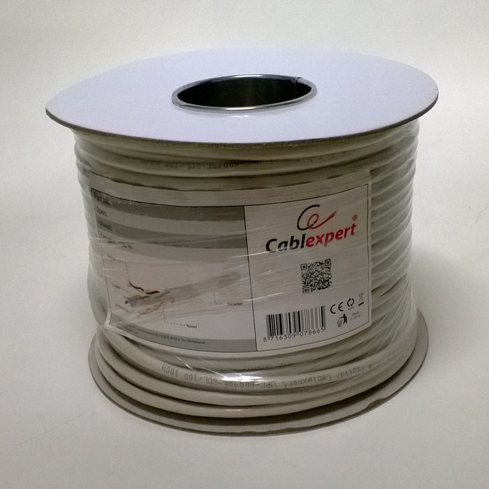 CAT 6 UTP Cable GEMBIRD UPC-6004SE-SOL/100 (100 m) Coil Grey