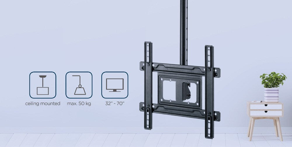 Gembird CM-70ST-01 TV mount/stand 177.8 cm (70") Black