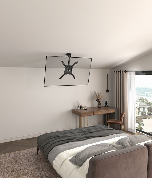 Gembird CM-55ST-01 Full motion TV ceiling mount, 23" - 55", black
