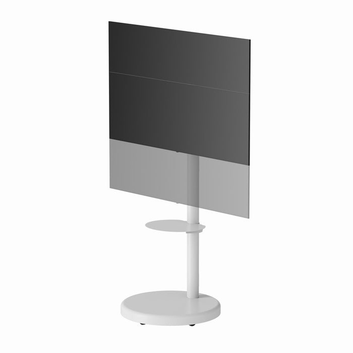 Gembird TVS-86TR-01-W TV floor stand, 37" - 86", white