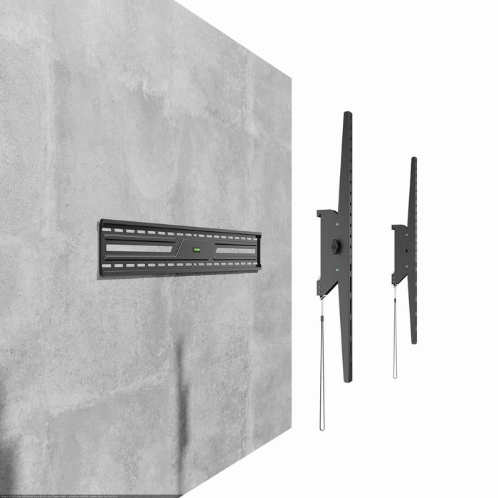 Gembird WM-100T-01 TV wall mount (tilt), 43”-100”, black