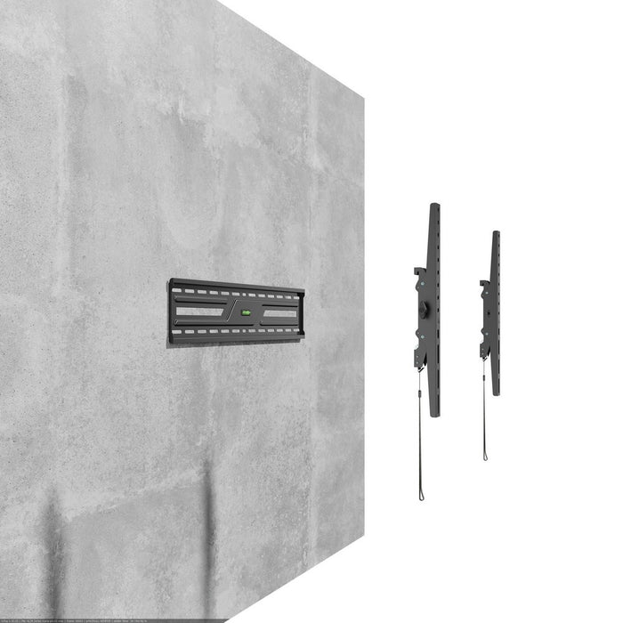 Gembird WM-86T-01 TV wall mount (tilt), 37”-86”, black