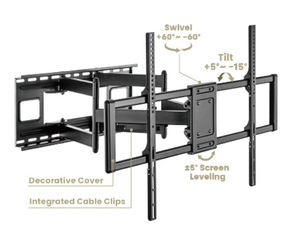 TV Mount GEMBIRD WM-120ST-01 120"