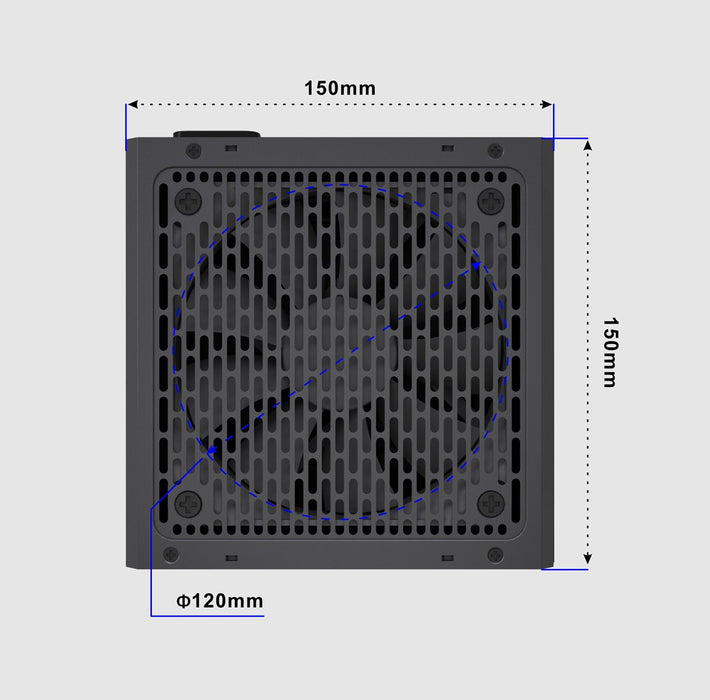 Gembird CCC-PSUBRONZE-850W Power supply unit Fornax Power 850W active PFC 12cm fan 80+Bronze color box