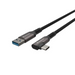 Genesis Cable USB-C(M)->USB-A(M) 3.1 GEN 1 5GB/S PD15W VR 5m Black - Аксесоари<<<GENESIS компютърна