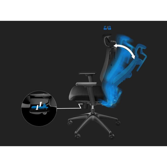 Genesis Ergonomic Chair Astat 200 Black - Геймърски столове<<<GENESIS компютърна