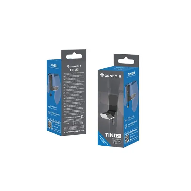 Genesis Gamepad Charger Tin 305 for PS5 console - Аксесоари<<<GENESIS компютърна периферия<<<GENESIS<<<PolyComp