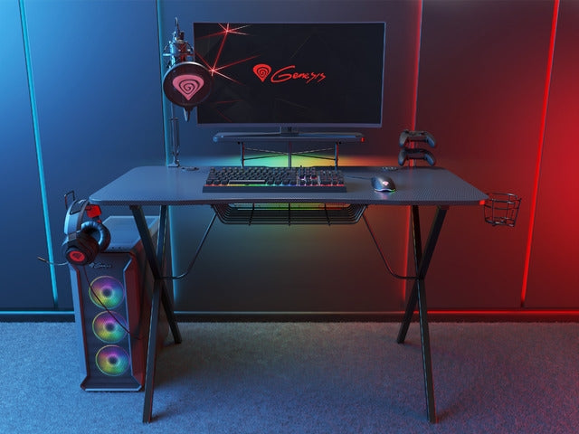 Genesis Gaming Desk Holm 300 RGB - Геймърско оборудване<<<GENESIS компютърна периферия<<<GENESIS<<<PolyComp&&&Компютър