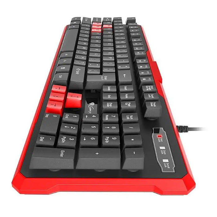 Genesis Gaming Keyboard Rhod 110 Red Us Layout - Клавиатури<<<GENESIS компютърна