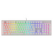 Genesis Gaming Keyboard Thor 303 White RGB Backlight US Layout Brown Switch - Клавиатури<<<GENESIS компютърна