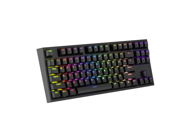 Genesis Gaming Keyboard Thor 404 TKL Black RGB Backlight US Layout Yellow Switch - Клавиатури<<<GENESIS компютърна