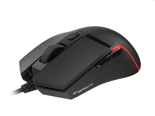 Genesis Gaming Mouse Krypton 220 RGB 6400 DPI With Software Black - Мишки<<<GENESIS компютърна
