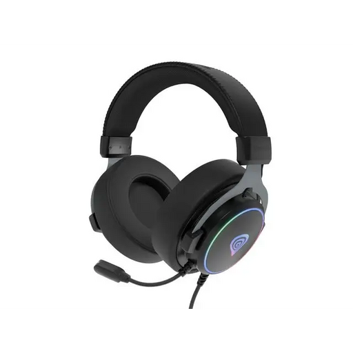 Genesis Headset Neon 764 with microphone RGB illumination USB Black - Слушалки<<<GENESIS компютърна