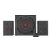 GENESIS Helium 610BT speaker set 60 W PC/Laptop Black Red 2.1 channels 2-way 30 W Bluetooth
