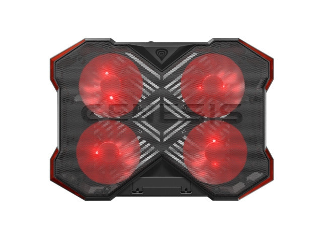 Genesis Laptop Cooling Pad Oxid 260 15.6-17.3 4 Fans Led Light 2 Usb - Кутии и охлаждания<<<GENESIS компютърна