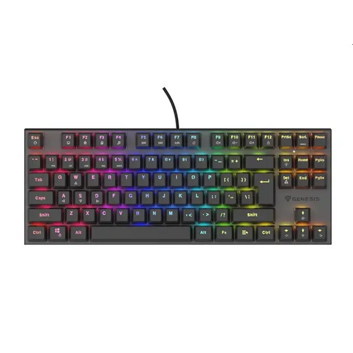 Genesis Mechanical Gaming Keyboard Thor 303 TKL Silent Switch RGB Backlight US Layout Black - Клавиатури<<<GENESIS