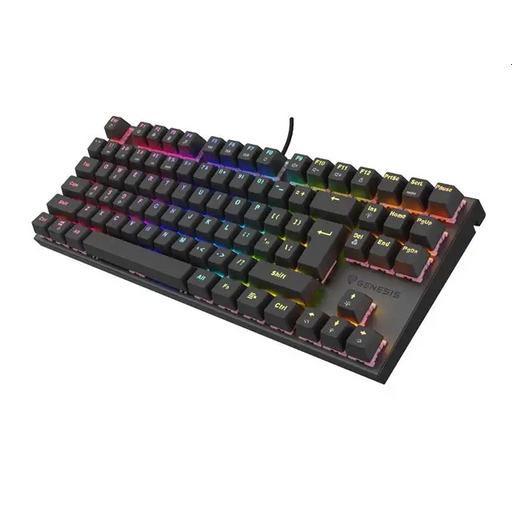 Genesis Mechanical Gaming Keyboard Thor 303 TKL Silent Switch RGB Backlight US Layout Black - Клавиатури<<<GENESIS