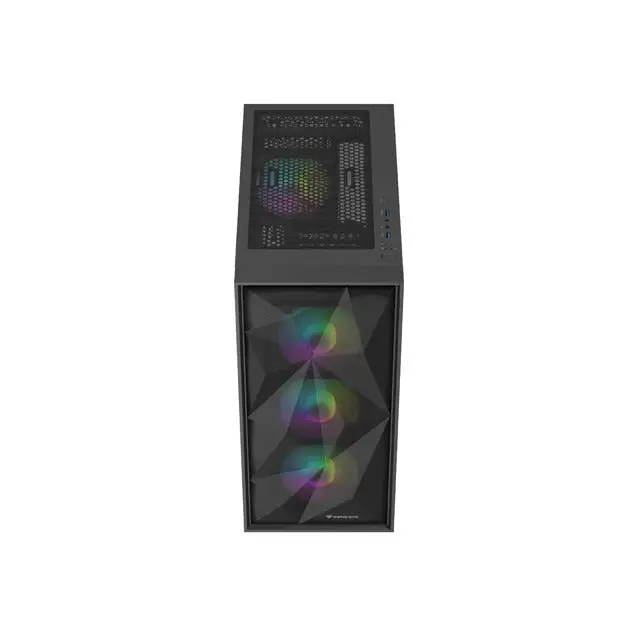 Genesis PC Case DIAXID 605 RGB Mini Tower Window Black - Кутии и охлаждания<<<GENESIS компютърна