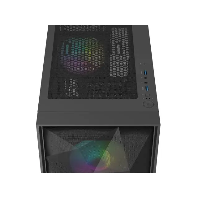 Genesis PC Case DIAXID 605 RGB Mini Tower Window Black - Кутии и охлаждания<<<GENESIS компютърна