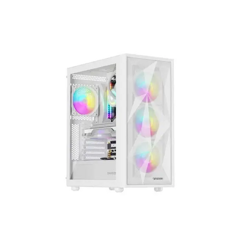 Genesis PC Case DIAXID 605 RGB Mini Tower Window White - Кутии и охлаждания<<<GENESIS компютърна