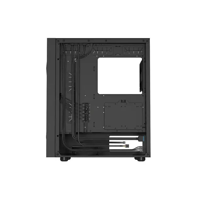 Genesis PC Case DIAXID 605F Mini Tower Window Black - Кутии и охлаждания<<<GENESIS компютърна