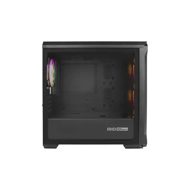 Genesis PC Case Irid 503 ARGB V2 MATX Mini Tower Window Black - Кутии и охлаждания<<<GENESIS компютърна