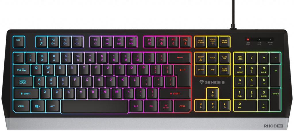 Genesis Rhod NKG-1528 Gaming Keyboard - Клавиатури<<<Периферия<<<Компютри и периферия<<<TechMart&&&Клавиатури<<<GENESIS