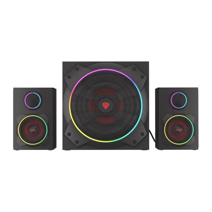 Genesis Speakers Helium 800BT 2.1 Bluetooth ARGB, Black