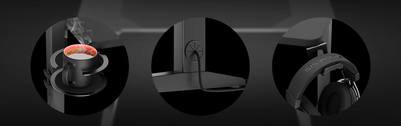 Genesis Gaming Desk Holm Modular 140