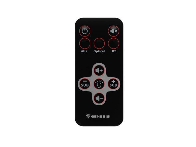 Genesis Speakers Helium 800BT 2.1 Bluetooth ARGB, Black