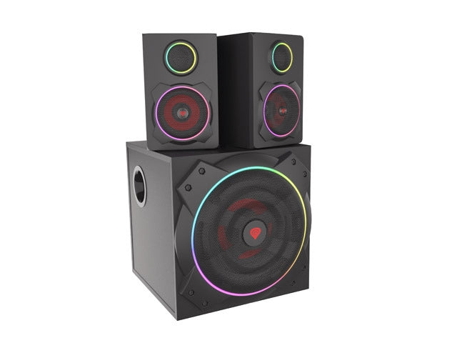 Genesis Speakers Helium 800BT 2.1 Bluetooth ARGB, Black