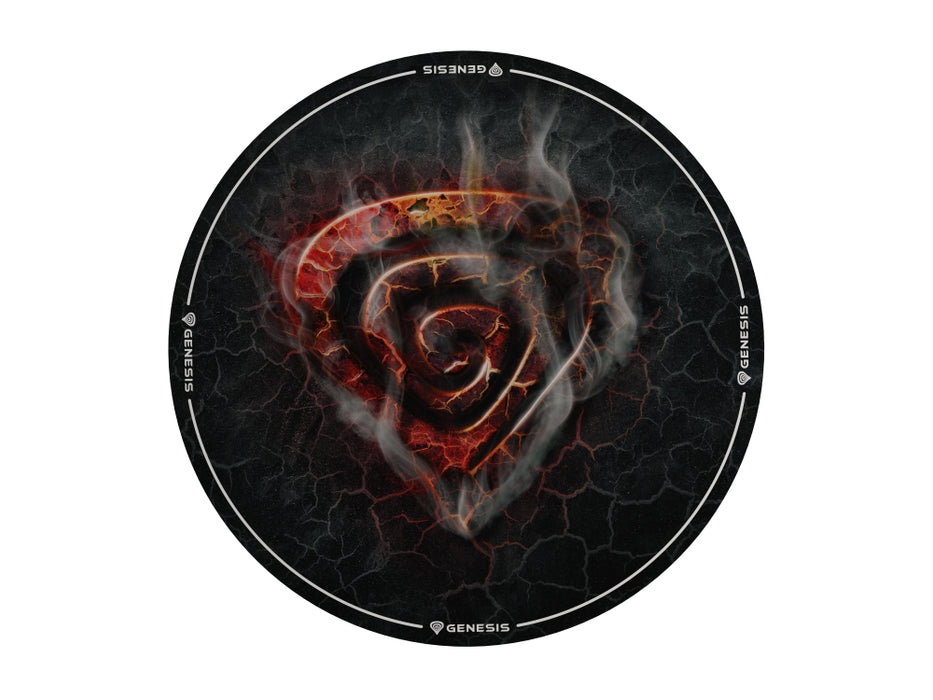 Genesis Protective Floor Mat Tellur 400 Round Lava 100cm