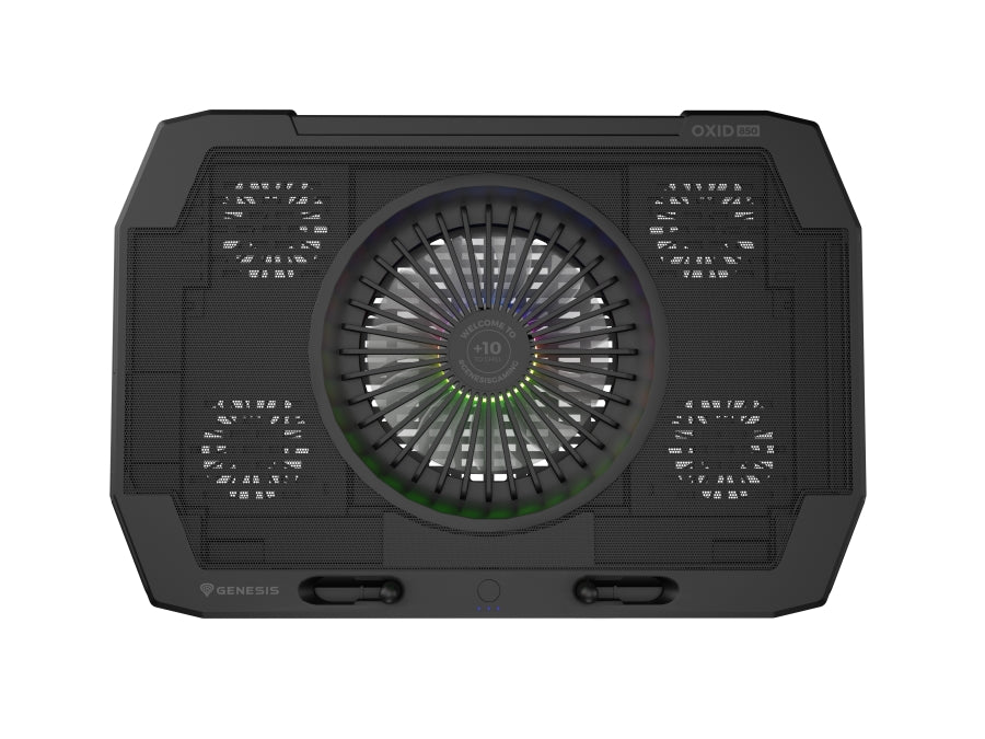Genesis Laptop Cooling Pad Oxid 850 15.6-17.3 5 Fans, Led Light