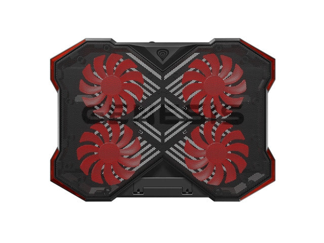 Genesis Laptop Cooling Pad Oxid 260 15.6-17.3 4 Fans, Led Light, 2 Usb