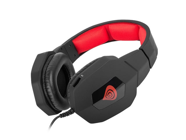Genesis Headphones Argon 400 With Microphone Black-Red (H59)