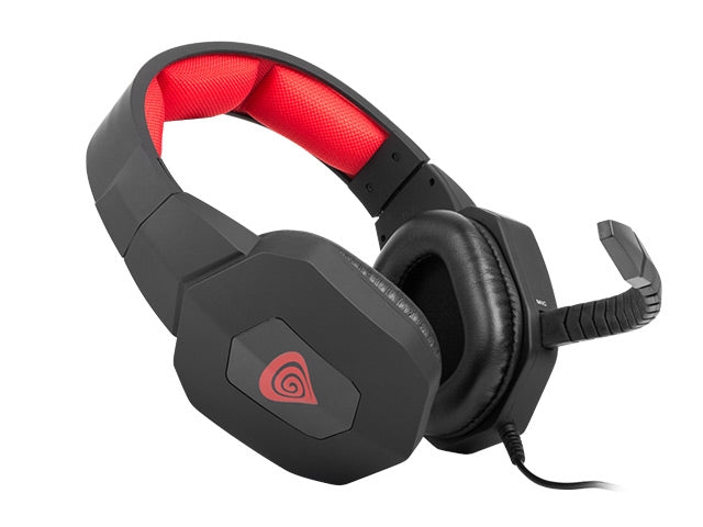 Genesis Headphones Argon 400 With Microphone Black-Red (H59)
