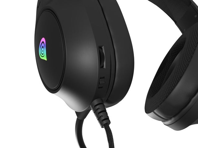 Genesis Headset Neon 213 With Microphone RGB Illumination Black