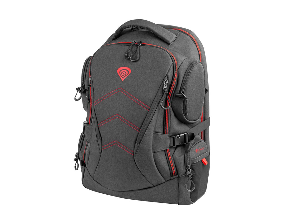 Genesis Laptop Backpack Pallad 550 Black 15,6"/17,3"