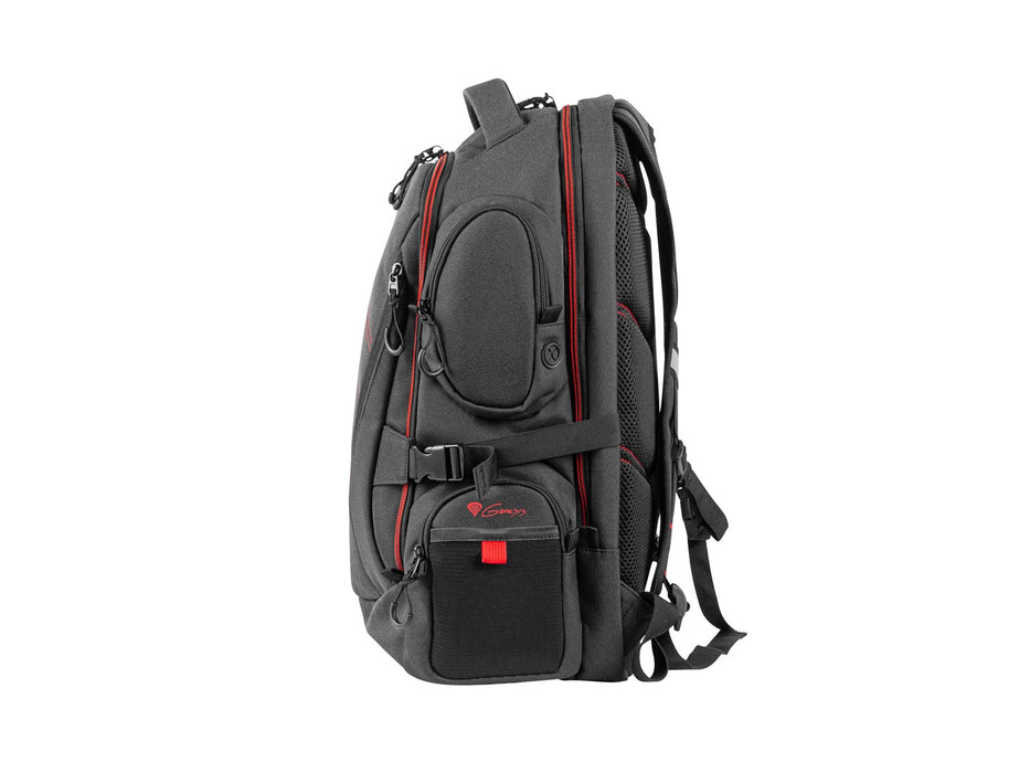 Genesis Laptop Backpack Pallad 550 Black 15,6"/17,3"